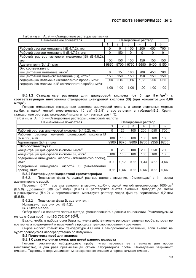 ГОСТ ISO/TS  15495/IDF/RM 230-2012, страница 25